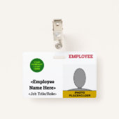 Humble, Respectable Personeel Lid Identificatie Badge (Achterkant met clip)