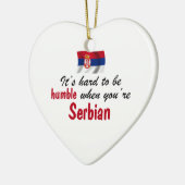 Humble Serbian Keramisch Ornament (Links)