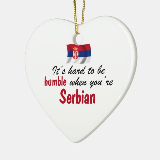 Humble Serbian Keramisch Ornament (Links)