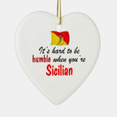 Humble Sicilian Keramisch Ornament (Rechts)