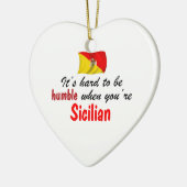 Humble Sicilian Keramisch Ornament (Links)