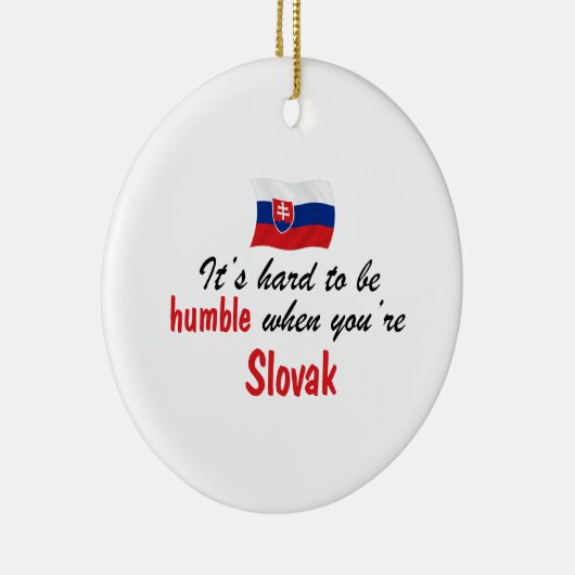 Humble Slowaaks Keramisch Ornament (Rechts)