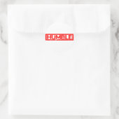 Humble Stamp Ronde Sticker (Tas)