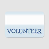Humble "VOLUNTEER" Name Tag (Voorkant)
