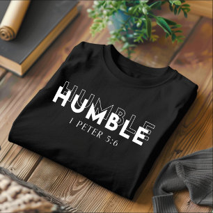 Humble voor mannen en vrouwen Christelijk T-shirt