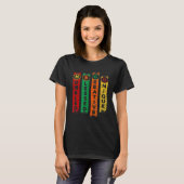 Humbled Blessed Creative Unique HBCU Students Blac T-shirt (Voorkant volledig)