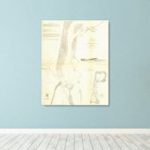 Humboldt Bay, Calif Canvas Afdruk (Insitu (Houten vloer))