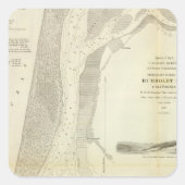Humboldt Bay, Calif Vierkante Sticker (Voorkant)