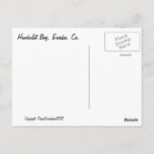 Humboldt Bay Eureka Ca. 2 Briefkaart (Achterkant)