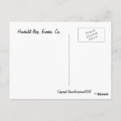 Humboldt Bay, Eureka, Ca. Briefkaart (Achterkant)