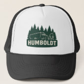 Humboldt Bigfoot Semi-Truck & Forest Silhouette Trucker Pet (Voorkant)