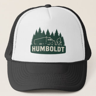 Humboldt Bigfoot Vrachtwagen & Bos Silhouet Trucker Pet