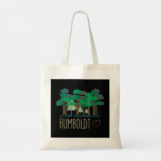 Humboldt County California Redwood Forest Trees Tote Bag (Achterkant)