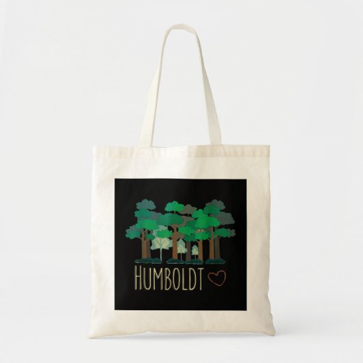 Humboldt County California Redwood Forest Trees Tote Bag (Voorkant)
