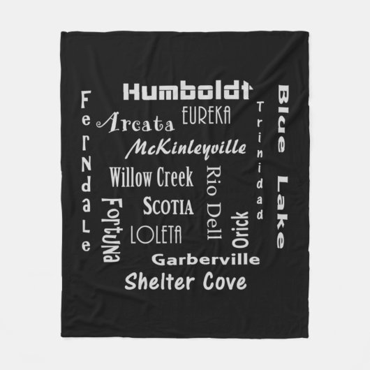 Humboldt County Fleece Deken (Voorkant)