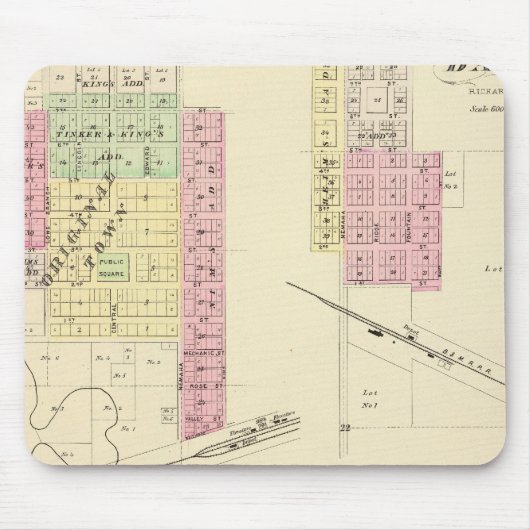 Humboldt en Dawson, Nebraska Muismat (Voorkant)