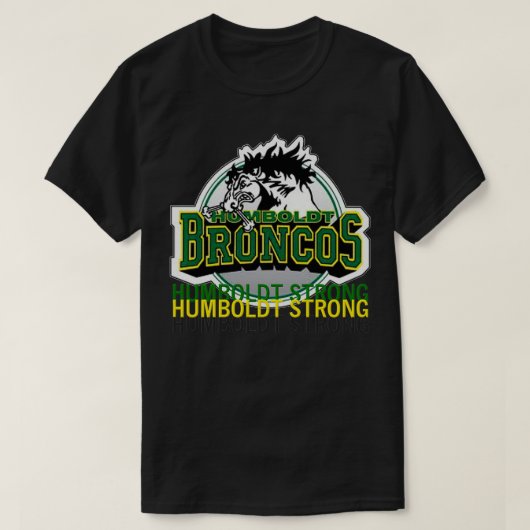Humboldt herinnert zich de Humboldt Broncos T-shirt (Design voorkant)