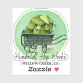 Humboldt Hop Works Sticker (Vel)
