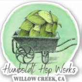Humboldt Hop Works Sticker (Voorkant)