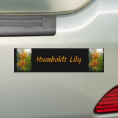 Humboldt Lelies Sunburst Bumpersticker (Op auto)