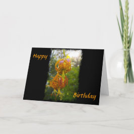 Humboldt Lelies Sunburst Verjaardag Kaart