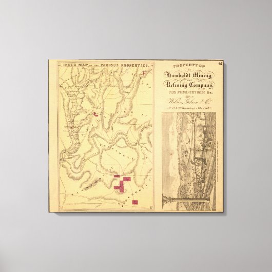 Humboldt Mining & Ref Co. Canvas Afdruk (Voorkant)