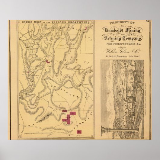 Humboldt Mining & Ref Co. Poster (Voorkant)