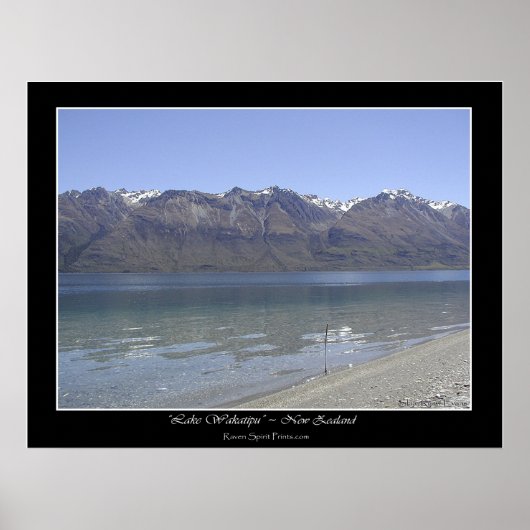 "HUMBOLDT MOUNTAINS, NZ" Foto Poster (Voorkant)