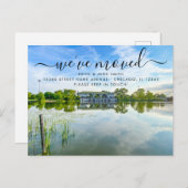 Humboldt Park Chicago Moving Announcement Briefkaa Aankondigingskaart (Voorkant / Achterkant)