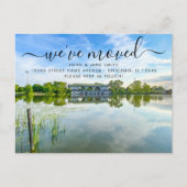 Humboldt Park Chicago Moving Announcement Briefkaa Aankondigingskaart (Voorkant)