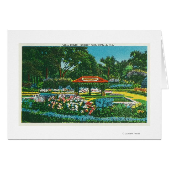 Humboldt Park Floral Emblem Uitzicht (Voorkant Horizontaal)