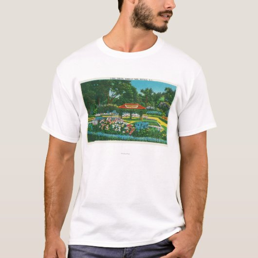 Humboldt Park Floral Emblem Uitzicht T-shirt (Voorkant)