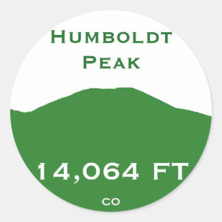 Humboldt Peak Ronde Sticker