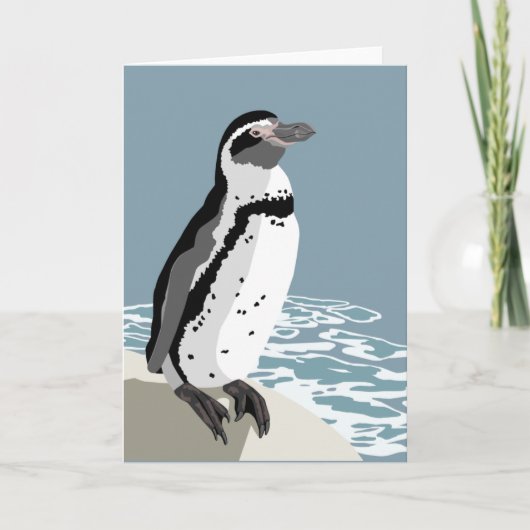 Humboldt Penguin Groeten Kaart (Voorkant)