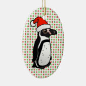 Humboldt Penguin Santa Keramisch Ornament (Rechts)