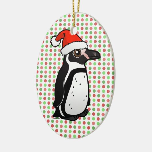 Humboldt Penguin Santa Keramisch Ornament (Links)