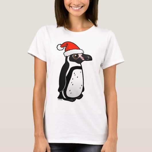 Humboldt Penguin Santa T-shirt (Voorkant)