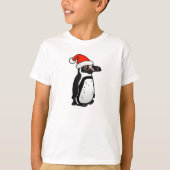 Humboldt Penguin Santa T-shirt (Voorkant)