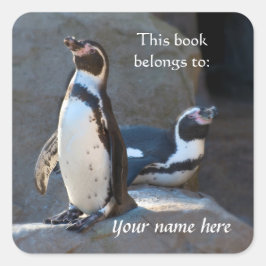 Humboldt Penguins "Dit boek behoort tot" Sticker