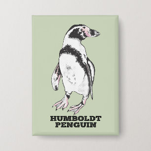Humboldt pinguïn button