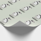 Humboldt pinguïn cadeaupapier (Hoek)