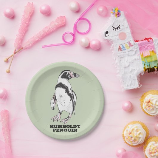 Humboldt pinguïn papieren bordje (Feest)