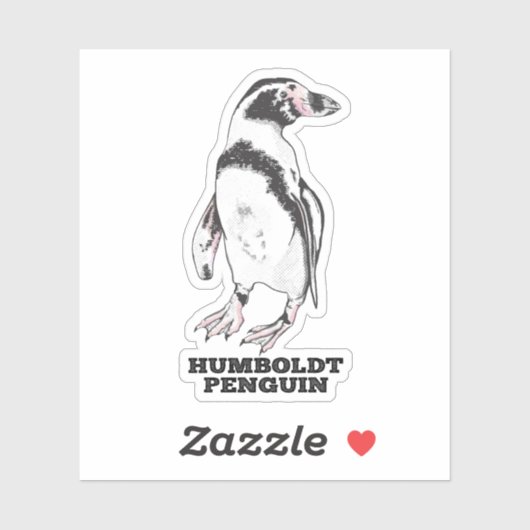 Humboldt pinguïn sticker (Vel)