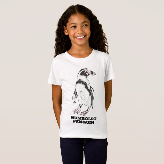 Humboldt pinguïn t-shirt (Voorkant volledig)