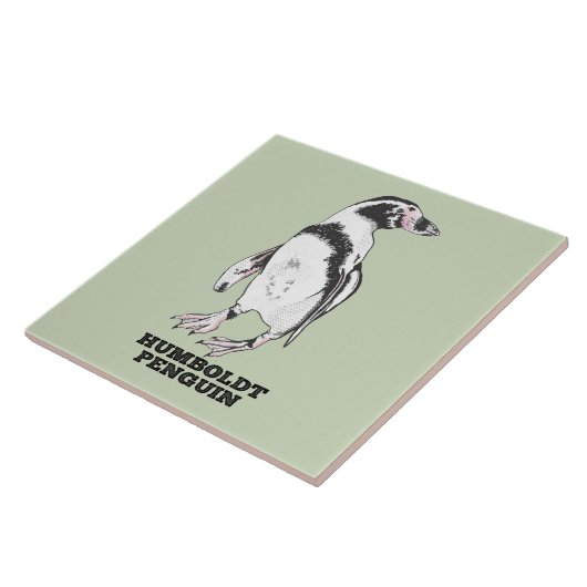Humboldt pinguïn tegeltje (Zijkant)