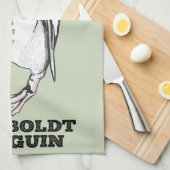 Humboldt pinguïn theedoek (Quarter Fold)