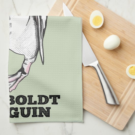 Humboldt pinguïn theedoek (Quarter Fold)