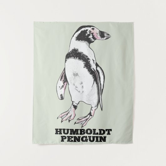 Humboldt pinguïn wandkleed (Voorkant)