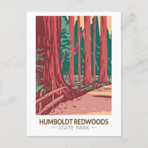 Humboldt Redwood State Park Avenue of the Giants Briefkaart