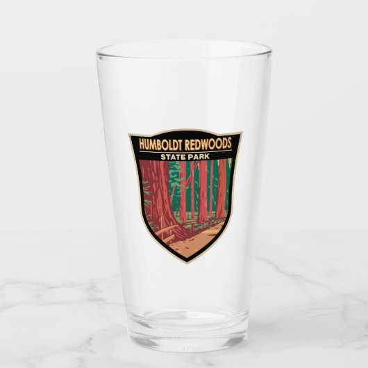Humboldt Redwood State Park Avenue of the Giants Glas (Voorkant)